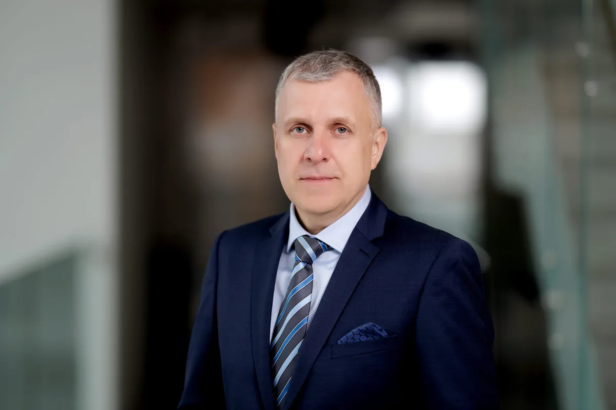 Andrius Šemeškevičius im Porträt.